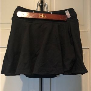 Zella Girl Black Skirt with modesty Shorts, size 8